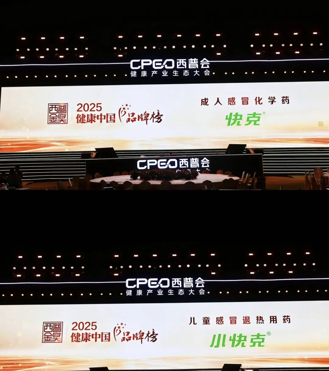 喜报|快克&小快克荣登2025年西普会健康中国品牌榜金奖(图3)